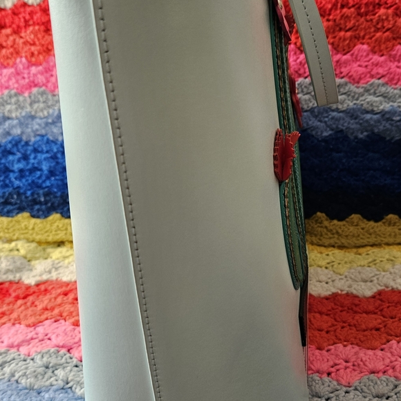 Kate Spade New York 'New Horizons Cactus Little Len Island Waters' Leather Tote - Picture 6 of 15